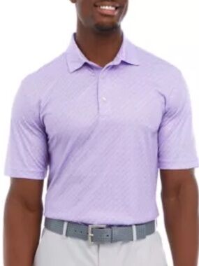 Never Worn Greg Norman® Collection Foulard Print Polo Shirt